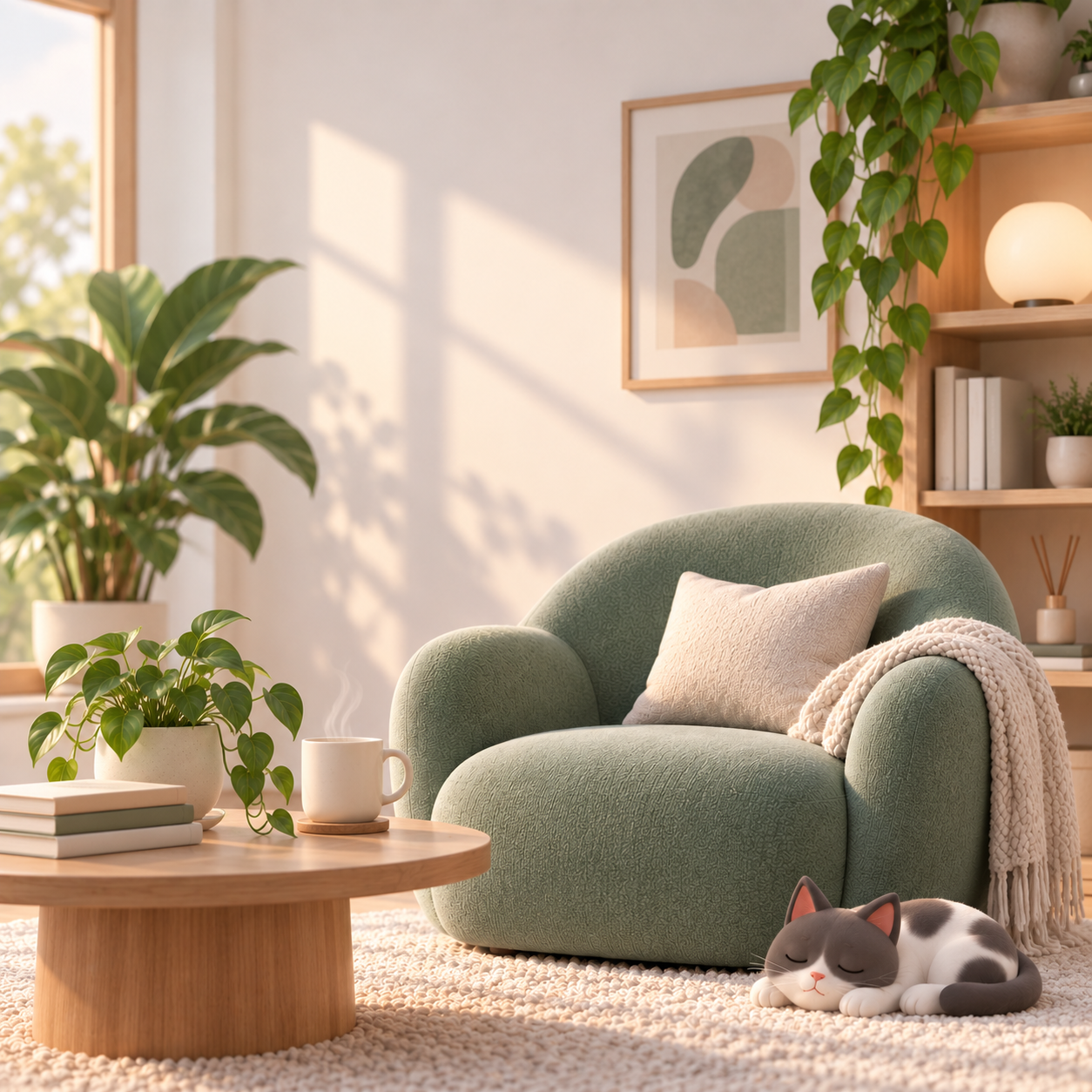 A calm and supportive therapy environment